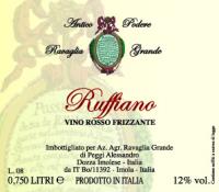 "Ruffiano" Vino Rosso sparkling